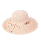 New Foldable Straw Bucket Sun Hat for Women, Summer UV Protection Beach Cool Cap